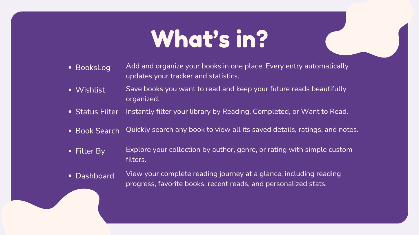 Ultimate ADHD TBR Reading Tracker